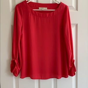 Loft deep pink blouse size XS